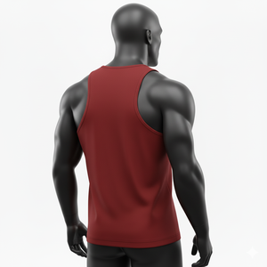 Débardeur de sport compressif sans manches pour homme, tricoté, respirant, écologique, confortable, séchage rapide, Spandex/Polyester, couleur unie - Product Image 5
