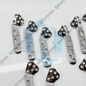 Placas de Bloqueo TPLO de Alta Calidad de 3.5mm, Tamaño Jumbo, Juego de 2 Piezas, Precontorneadas, Estilo Voi 316L para Cirugía Veterinaria en Gatos y Perros - Product Image 3