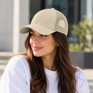 <b>Velcro</b> <b>Strap</b> 6 Panel Foam Trucker Hat Unisex Mesh Back Flat Brim Low Profile Sports OEM Custom Logo Foam Trucker Hats Headwear - Product Image 3