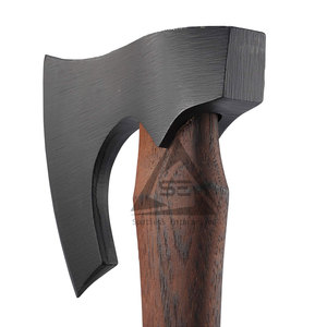 Hacha de corte con mango de madera sostenible, de alta calidad, con espiga plana, para venta al por mayor de marca privada, suministro directo de fábrica - Product Image 6