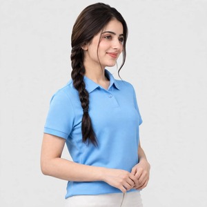 Durable <b>Women</b> <b>Polo</b> <b>Shirt</b> With Comfortable Fabric Strong Seams And Professional Style For Uniform Suppliers - Product Image 2