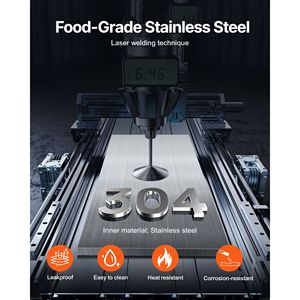 Scaldacaramelle Professionale in Acciaio Inox con Doppia Pompa e Capacità 2,4x2 L - Product Image 5