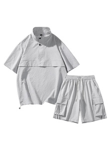 Conjunto de Camiseta Polo de Manga Corta con Textura de Burbujas YINCH para Hombre, Verano 2026, Nuevo, Suave, Transpirable, Informal, Versátil, Deportivo - Product Image 1