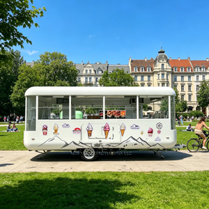ACB Custom Winged Mobile Fast Food Trailer Multi-Functional Fiberglass Coffee Cart Food Truck with Size Color <b>Sticker</b> - Product Image 6
