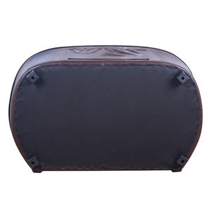 Lit pour chien et chat, type grotte, durable, rembourré en velours, coussin amovible et lavable pour animaux de compagnie, mousse de polyuréthane souple, cadre en bois rectangulaire, canapé-lit - Product Image 4