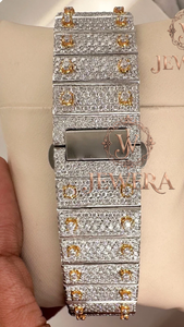 Best Quality Mossinate Luxury Stainless Steel Gold and Silver Diamond <b>Watch</b> High End Timepiece with Water Resistant Features - Product Image 3
