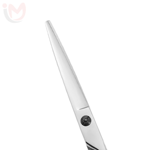 Ciseaux de coiffure professionnels haut de gamme pour barbier, personnalisables avec logo, en acier inoxydable, à lame droite - Product Image 2