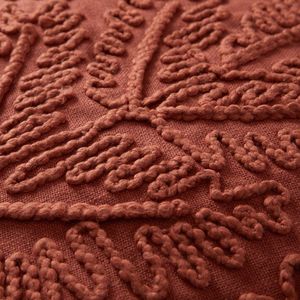 Decorative <b>Throw</b> Pillow 18"x18"-<b>Red</b> Canyon Fern Design - Product Image 4