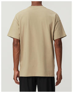 เสื้อยืดแขนสั้นผู้ชาย ผ้าฝ้าย 100% เนื้อผ้านุ่ม ระบายอากาศดี เหมาะสำหรับออกกำลังกาย เล่นกีฬา ใส่ลำลอง ทรงหลวม น้ำหนัก 220 กรัม สกรีนโลโก้ตามสั่ง - Product Image 2