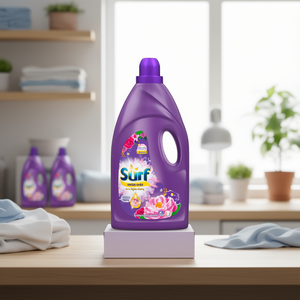 Detergente Líquido para Ropa Vietnam Surf 3 en 1 con Aroma a Flor Misteriosa, 2.7 kg, Botella Morada, Paquete de 4 Unidades en Caja para Lavado a Máquina - Product Image 3
