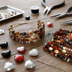 10 Strands Multi Style Lamp Work <b>Beads</b> for Jewelry making and decoration. Available in different colors. - Product Image 6