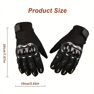 Gants de moto personnalisés en gros, gants de moto à doigts complets, gants de protection antidérapants - Product Image 6