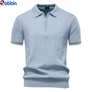 Nouvelle Collection Chemises Homme Col Rabattu Respirantes Unies Décontractées Design Professionnel Logo Personnalisé Prix Raisonnable Tricotées 100% Coton - Product Image 4