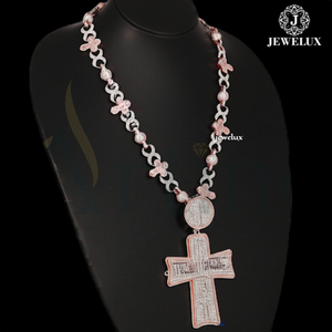 Pendentif en forme de croix serti de diamants de luxe exclusif, bijoux hip-hop, vente en gros au meilleur prix auprès d'un fournisseur indien - Product Image 1