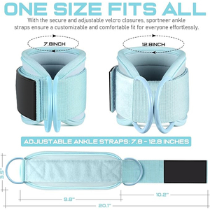 Custom Logo Gym Accessories Fitness Exercise <b>Ankle</b> Belt Strap for All in One Home Trainer Padded Weight Workout <b>Support</b> - Product Image 2