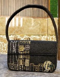 Sac à bandoulière artisanal perlé fait main – Élégant sac de soirée et de fête - Product Image 2