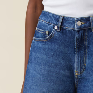 Comfortable Daily Wear Wholesale Women Shorts With Button Closure / <b>Denim</b> <b>Material</b> With Side Pockets And Logo Designing For Bulk - Product Image 3