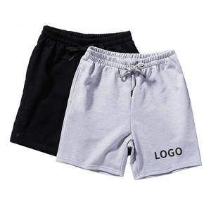 Best Selling Men's Summer Shorts Elastic Waist Cotton Activewear Comfortable Fabric Solid Color for Warm Weather - Product Image 2