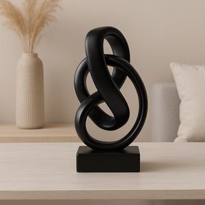Sculpture de flamme moderne, décoration abstraite pour la maison, pièce d'art pour la table du salon - Product Image 3