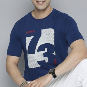 Custom Graphic T-<b>Shirt</b> for <b>Men</b> Polyester/Cotton Blend <b>Silk</b> Screen Printed Anti-Pilling Breathable Casual Short Sleeve - Product Image 3