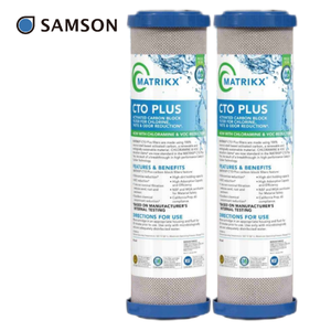 Système de filtration d'eau avec cartouche en bloc de charbon solide, certifiée pour la sécurité potable - Product Image 1
