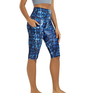 Leggings extensibles taille haute pour femme, séchage rapide, légers, pour la gym, la course, le quotidien, confortables, coupe ajustée, adaptés pour l'été - Product Image 1