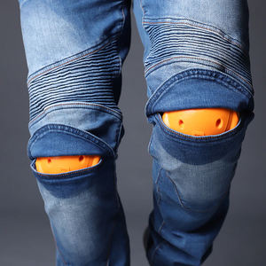 Jean de moto tendance pour homme, coupe-vent, avec protections, idéal pour le touring et le motocross - Product Image 6