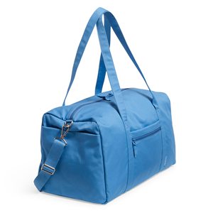 Sac de sport en polyester bleu avec fermeture éclair et sangle réglable pour l'exercice, la remise en forme et une utilisation sportive multifonctionnelle - Product Image 1