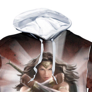 Factory Direct Sale Women <b>Sleeveless</b> Winter 100% Cotton Sublimation <b>Hoodie</b> in Multi Colors High Street Solid Color Front Design - Product Image 5