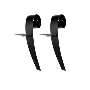 Hermoso Portavelas de Pared con Diseño Floral, Portavelas Decorativo de Metal para el Hogar, Sala de Estar, Dormitorio, Habitación de Invitados - Product Image 4