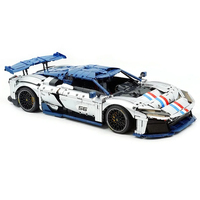 Guly 10656 pour F80 Supercar mécanique, modèle de voiture en blocs de construction en plastique, unisexe, à partir de 14 ans, 3998 pièces