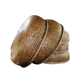 Natural Bamboo Coracle Handmade Traditional Woven Boat Decor for Garden <b>Display</b> and Wholesale Supply - Product Image 4