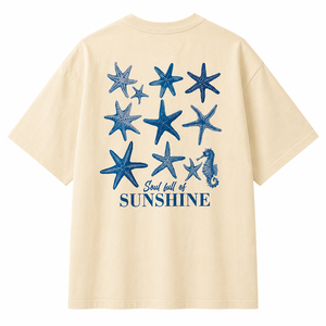 เสื้อยืดโอเวอร์ไซส์ลายรถคลาสสิก ทรงหลวม ไหล่ตก แขนสั้น สไตล์ลำลอง สตรีทแฟชั่น เป็นมิตรกับสิ่งแวดล้อม - Product Image 1