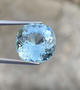 Piedra Suelta de Turmalina Aguamarina Natural de 8 Quilates, Corte Brillante Redondo, Procedente de Madagascar - Product Image 6