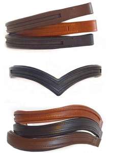 Bandas de cuero personalizadas con canal vacío para la frente del caballo, accesorios ecuestres, todas las formas y tamaños, para doma, brida, hackamore. - Product Image 3