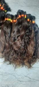 Extensiones de Cabello Natural Indio Virgen, Liso, Remy, de una Sola Capa, Hechas por Personas Indias, Precio al por Mayor - Product Image 5