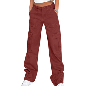 Pantalones Cargo de Verano para Mujer, Modernos y Duraderos, Cintura Elástica, Antiestáticos, Múltiples Bolsillos, Secado Rápido, Transpirables, para Actividades al Aire Libre - Product Image 1
