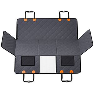 Funda Protectora para Asiento Trasero de Coche para Perros, Extensor de Asiento con Ventana de Malla y Bolsillo de Almacenamiento, Soporta 400 lb, Hamaca Tipo Cama para Mascotas - Product Image 1