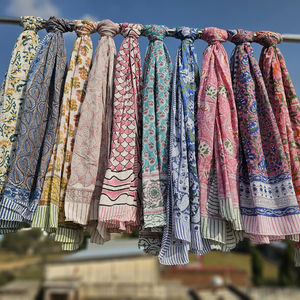 Wholesale Summer Hand Block Print Sarongs Stylish Swimsuit <b>Cover</b> <b>Ups</b> with Unique Designs 100% IndianCotton Manufacturer Supplier - Product Image 1