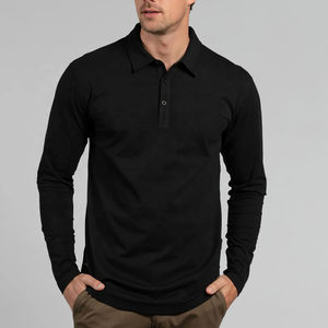 Polo para Hombre de Alta Calidad, Jersey de Algodón Sólido, Logotipo Frontal, Secado Rápido, Manga Corta, Casual - Product Image 6