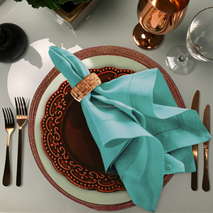 Anneau de serviette en jute tissé à la main, porte-serviettes en canne de bambou, décoration de table rustique pour mariage et banquet - Product Image 3