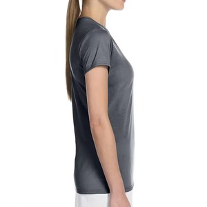 Camisetas para mujer con MOQ bajo, tela suave, ideales para uso en exteriores en verano, camisetas para mujer con talla personalizada. - Product Image 3