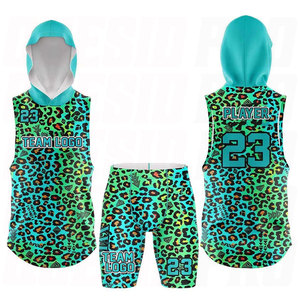 ชุดยูนิฟอร์มฟุตบอลแบบมีฮู้ด 7 คน แบบกำหนดเอง พร้อมบริการสกรีนโลโก้ทีม ชื่อผู้เล่น และหมายเลข  ชุดกีฬาพร้อมกางเกงรัดรูป - Product Image 1