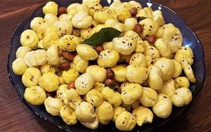 Crunchy Roasted Salted 80gm Retail Pack Natural Plain Makhana EXPORT DESI Brand High Quality 12 Month Shelf Life for Healthy - Product Image 5