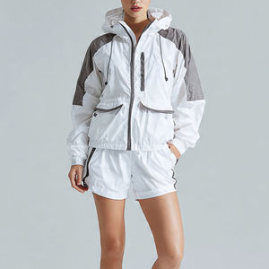 Veste coupe-vent courte pour femme, short de pluie pour femme, combinaison imperméable pour femme, combinaison coupe-vent pour la randonnée en montagne pour femme - Product Image 3