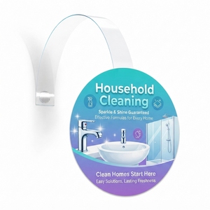 Présentoir publicitaire promotionnel personnalisable en PVC écologique sans BPA de qualité alimentaire pour supermarché, type Wobbler, pour affichage de signalétique de point de vente (POS) - Product Image 4