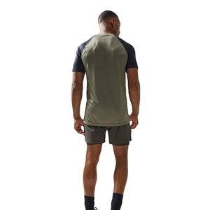 Camisetas Deportivas Lisas Personalizadas al por Mayor, Camisetas de Gimnasio para Hombre de Manga Corta de Algodón y Poliéster Cómodas - Product Image 3