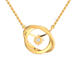 D'VINS JEWELS 18K <b>Solid</b> <b>Gold</b> Lab Grown Diamond VVS2 Round Brilliant Cut Custom Trendy Unisex Gift <b>Pendant</b> with IGI Certificate - Product Image 1