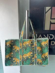 Sac fourre-tout pour femme à fermeture ouverte, motif floral, doublure en coton lavable, accessoire quotidien pour la plage, le shopping et les voyages, été - Product Image 3