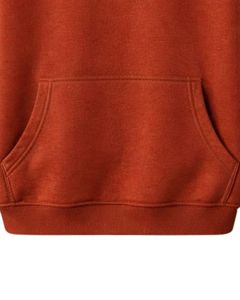เสื้อฮู้ดดี้ผ้าฟลีซหนานุ่มทรงโอเวอร์ไซส์ แต่งคริสตัลลายสนิม กระเป๋าจิงโจ้ ผลิตเสื้อผ้าสตรีทแวร์ตามสั่งสำหรับผู้ชาย - Product Image 3